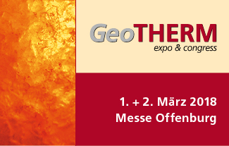 GeoTHERM - expo & congress, 1. und 2. März 2018, Messe Offenburg
